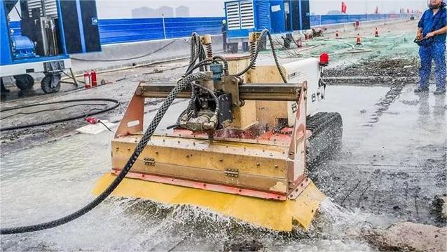 混凝土破拆解决方案应用于河南利洁环境工程有限公司市政管网疏通打堵项目