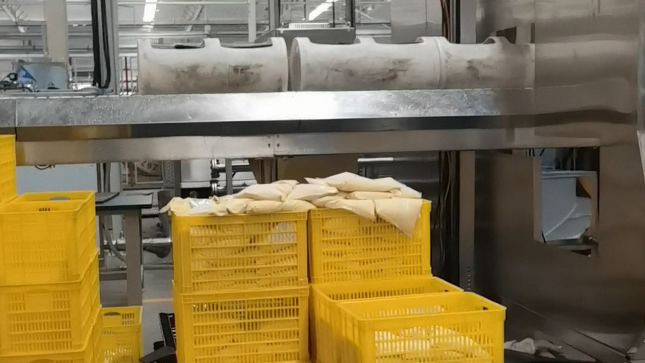 超高压HPP灭菌代工解决方案应用于河南泰榴芒食品有限公司600吨榴莲泥HPP灭菌